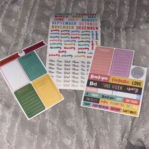 Colorful Planner Sticker Set